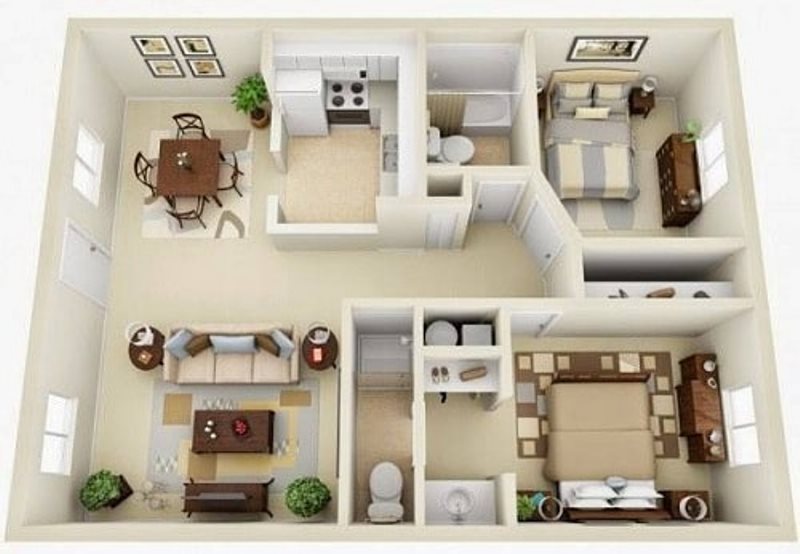 Desain rumah minimalis 2 kamar